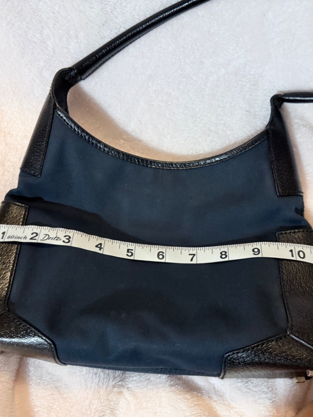 Vintage Salvatore Ferragamo Nylon & Leather Hobo Shoulder Bag - Picture 10 of 13